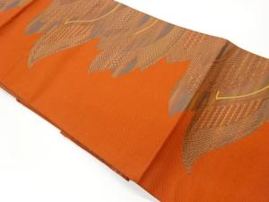 本場筑前博多葉尽くし模様織出し名古屋帯